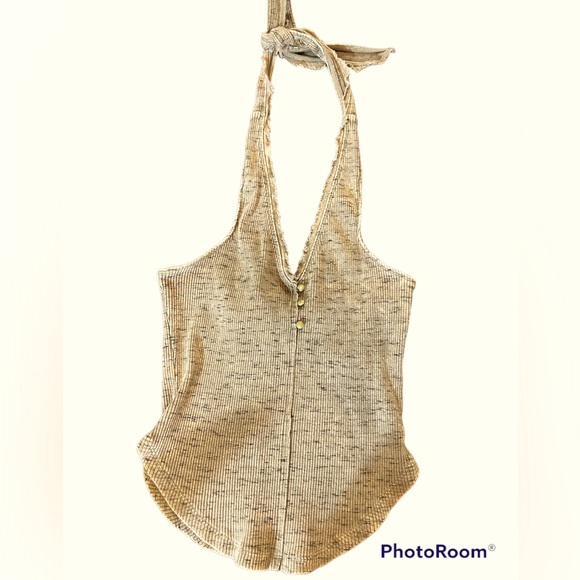 Pilcro NWT Ribbed Halter Top - Picture 2 of 5